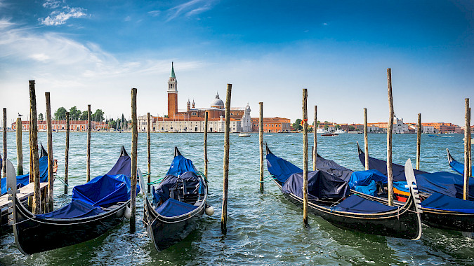 Blick auf die Insel San Giorgio Maggiore in der Lagune von Venedig. (Foto: Giuseppe Milo)