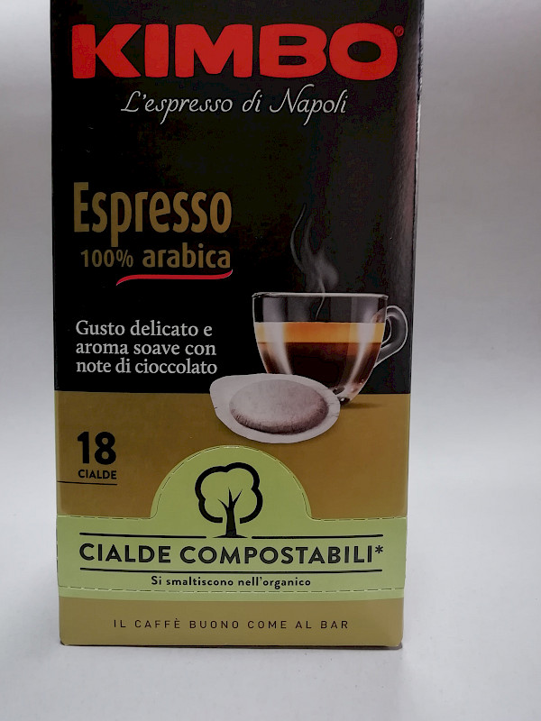 Espresso-Pads „100 % Arabica“, 18 Stück von Kimbo